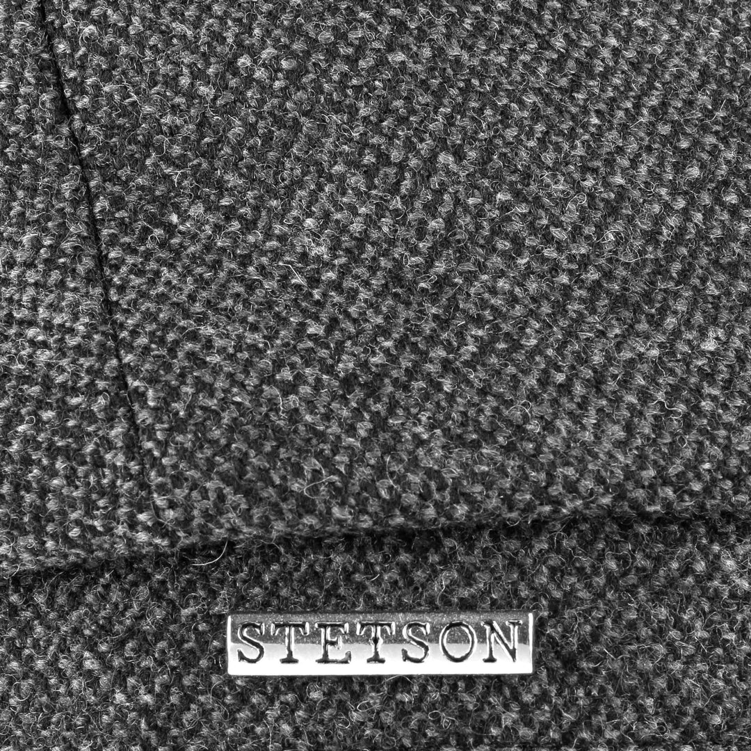 Stetson Wool Mix Hatteras Bakerboy In Grey