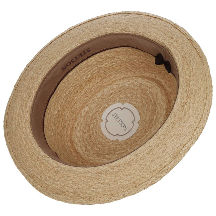 Stetson Terlaco Raffia Straw Pork Pie Hat