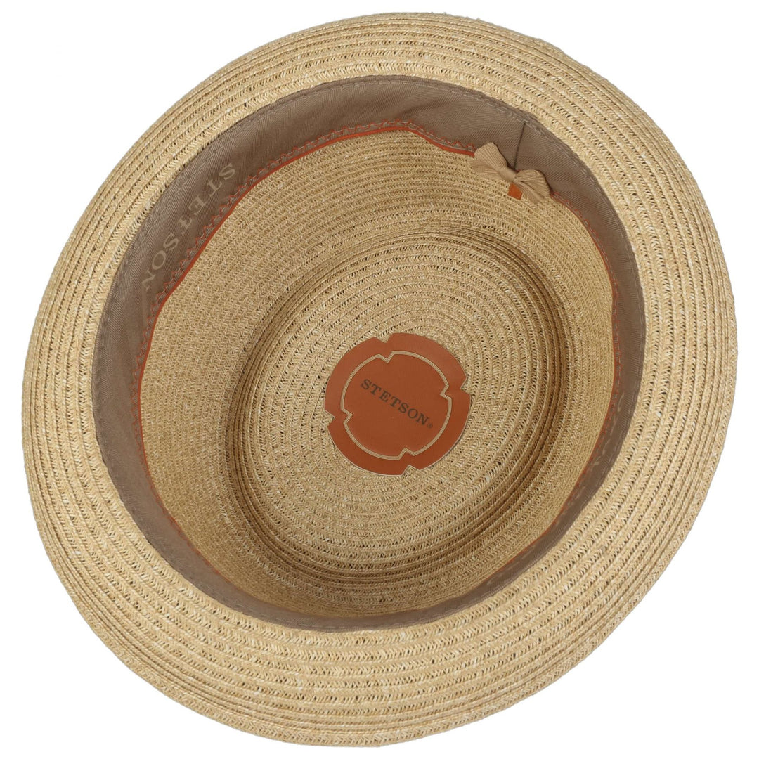 Stetson Robstown Straw Toyo Pork Pie Hat Natural