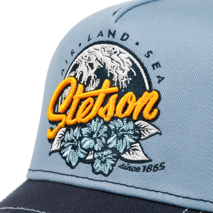 Stetson American Baseball Trucker Cap Adjustable Snapback Air Land & Sea