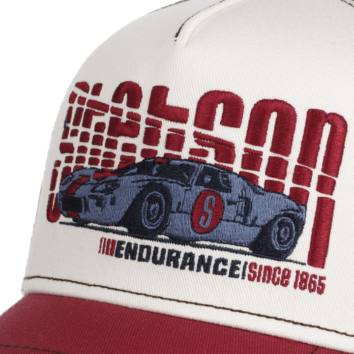 Endurance Red Stetson American Baseball Trucker Cap Adjustable Snapback