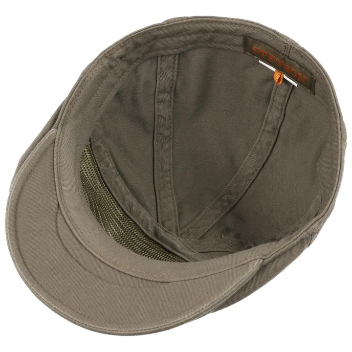 Stetson Paradise Cotton Ivy Flat Cap In Olive
