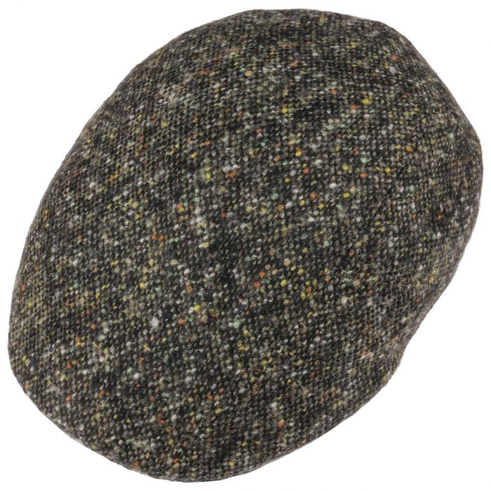 Stetson Donegal Tweed Ivy Flat Cap Olive