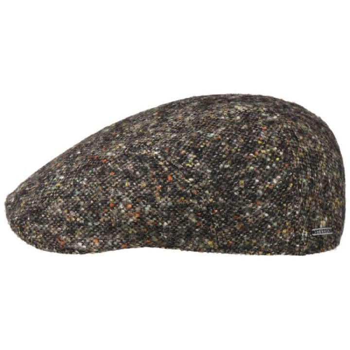 Stetson Donegal Tweed Ivy Flat Cap Olive