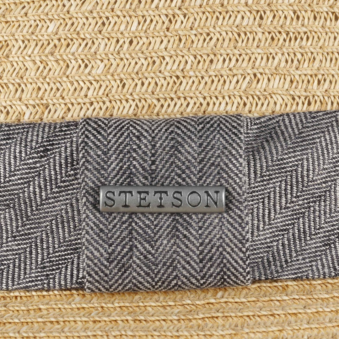 Stetson Ralcott Traveller Toyo Strohoed Dames/Heren - stro zonnehoed strand hoed met kinband leren band voor Lente/Zomer - M (56-57 cm) naturel Stetson Ralcott Traveller Toyo Strohoed Dames/Heren - stro zonnehoed strand hoed met kinband leren band voor Lente/Zomer - M (56-57 cm) naturel
