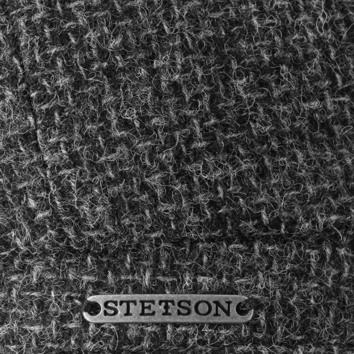 Stetson 100% Wool Bakerboy Newsboy Cap In Anthracite