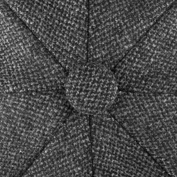 Stetson Wool Mix Hatteras Bakerboy In Grey