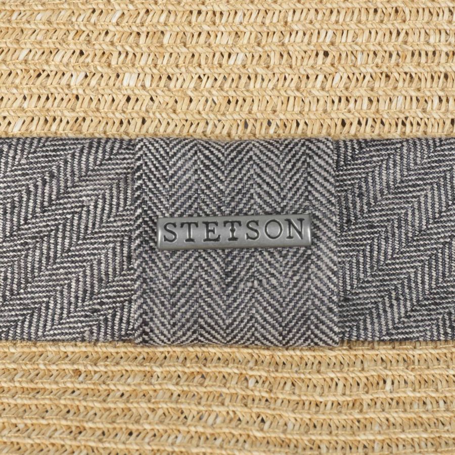 Stetson Reidton Toyo Straw Summer Trilby Hat Natural