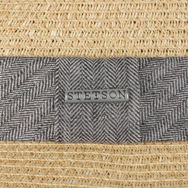 Stetson Reidton Toyo Straw Summer Trilby Hat Natural