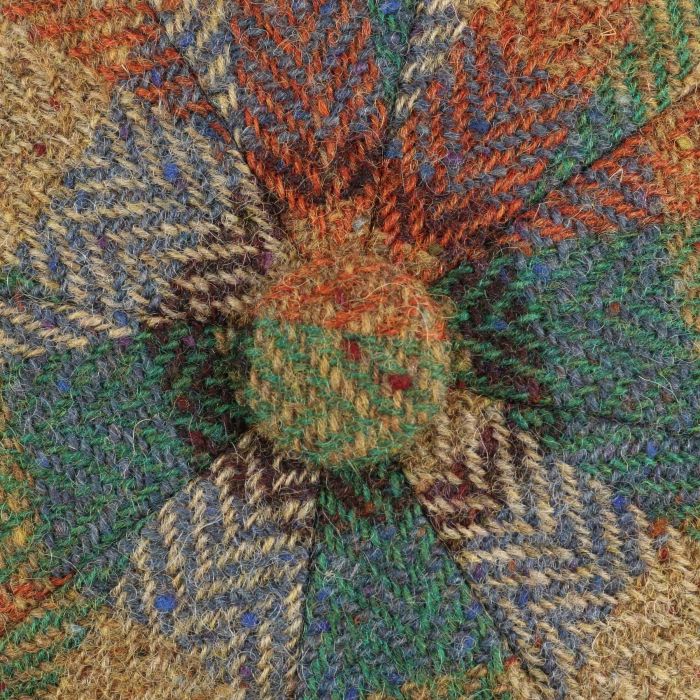 Stetson Hatteras Lambswool Patchwork Bakerboy Cap