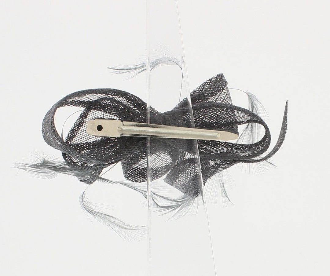Barbara Sinamay & Feather Slide Fascinator, from Elegance Boardmans