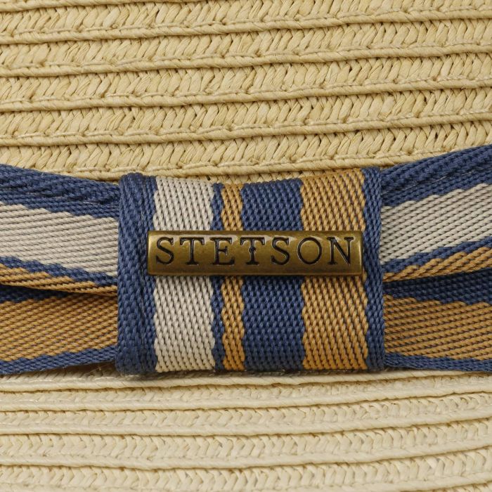 Stetson Licano Toyo Straw Summer Pork Pie Hat Natural