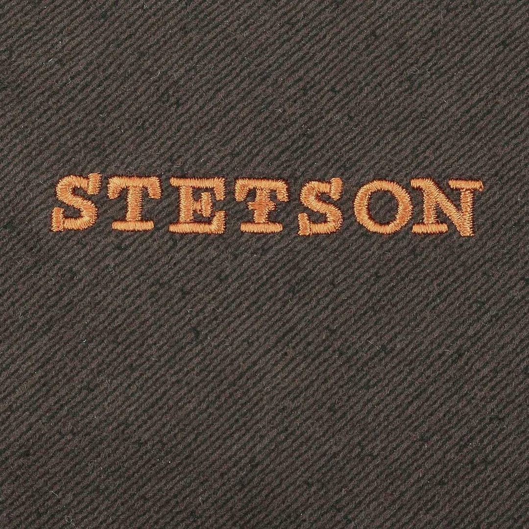 Stetson Wool Hatteras Bakerboy Cap in Black Noir