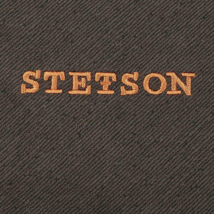 Stetson Wool Hatteras Bakerboy Cap in Black Noir