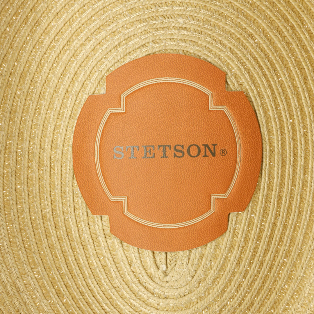 Stetson Romaro Toyo Straw Traveller Summer Fedora Hat Light Beige
