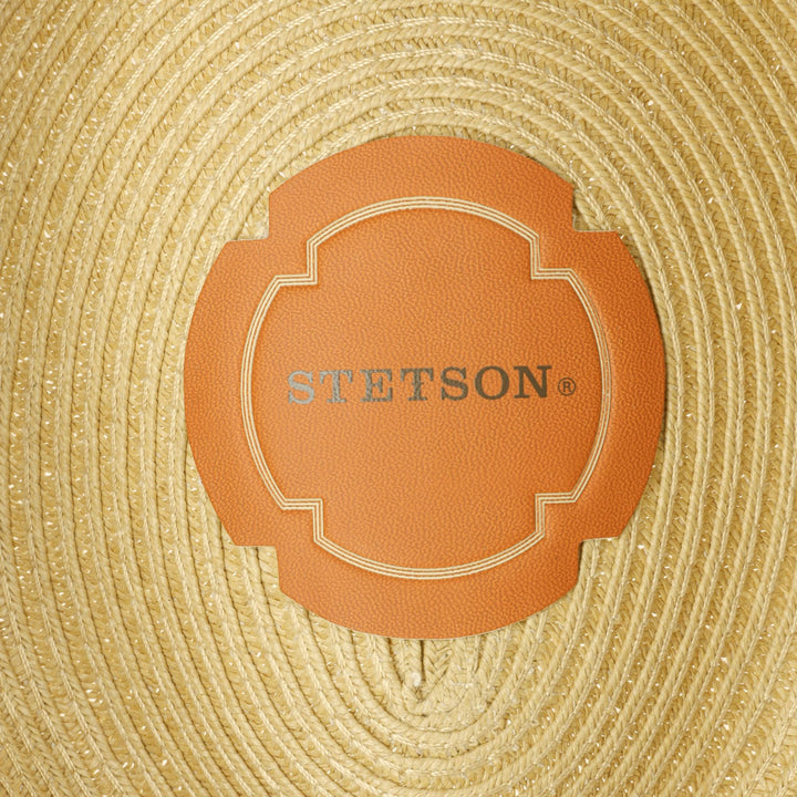 Stetson Romaro Toyo Straw Traveller Summer Fedora Hat Light Beige