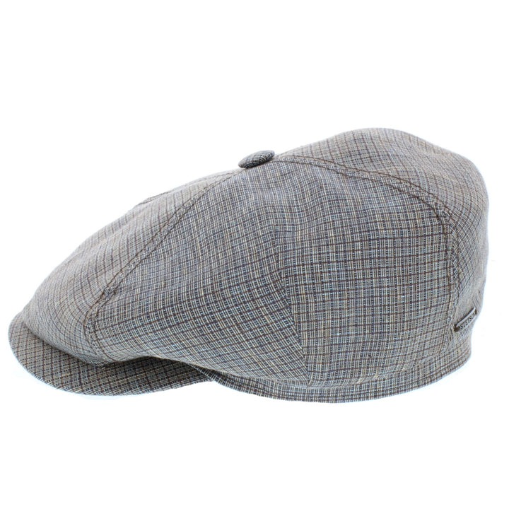 Stetson 4-Panel Linen Bruan Bakerboy Cap