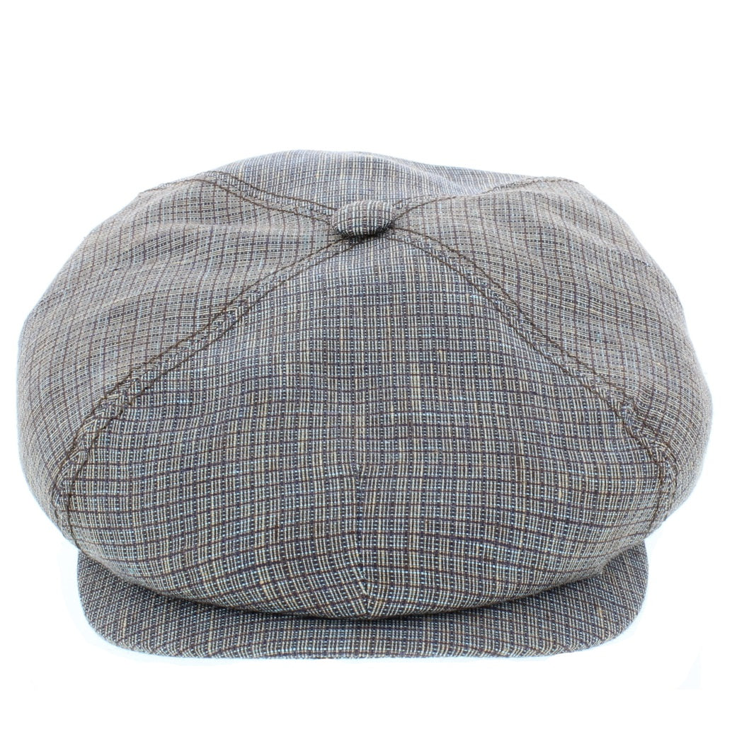 Stetson 4-Panel Linen Bruan Bakerboy Cap