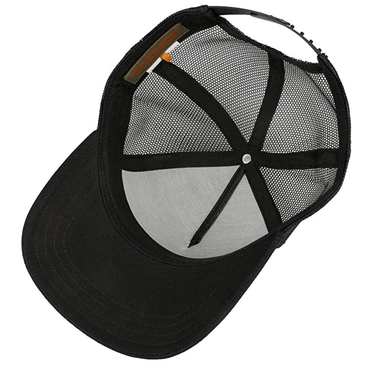 Stetson American Baseball Trucker Cap Adjustable Black