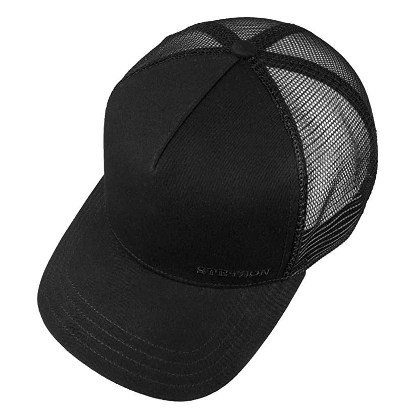Stetson American Baseball Trucker Cap Adjustable Black
