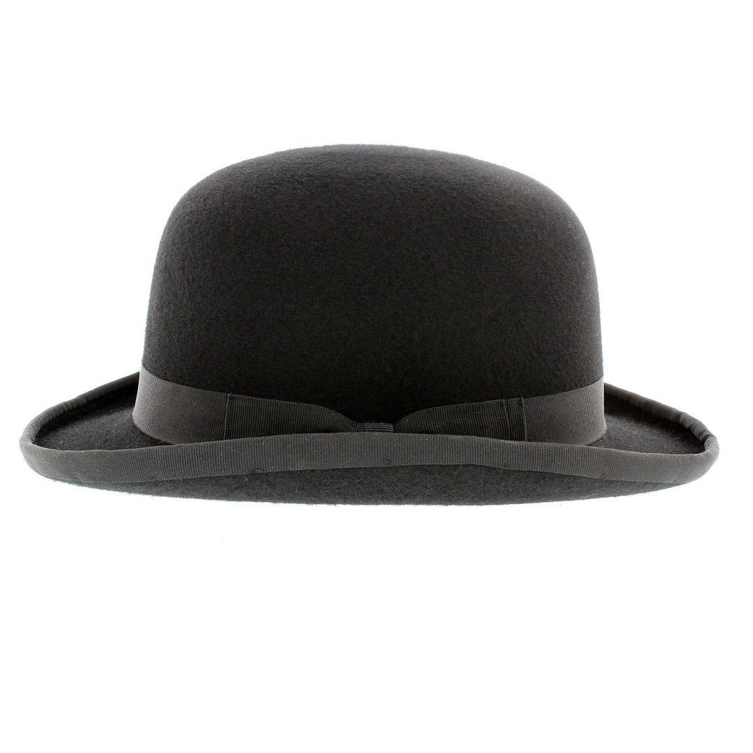 Whiteley Black Wool Felt Bowler Hat