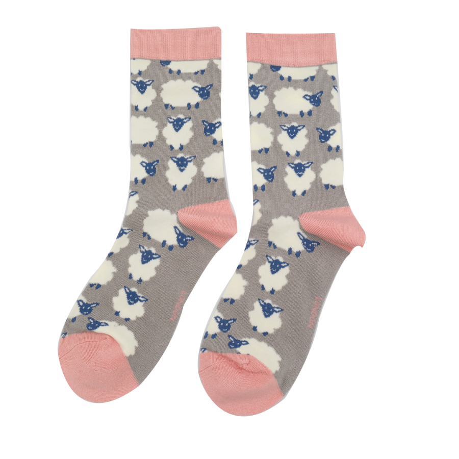 Miss Sparrow Bamboo Happy Sheep Socks