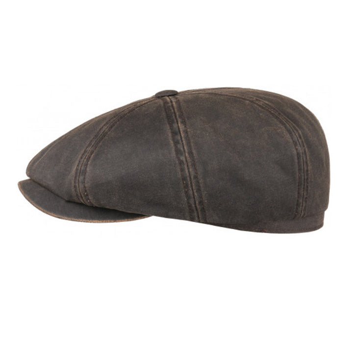 Stetson Hatteras Cotton Cap With Ear Flaps In Brown