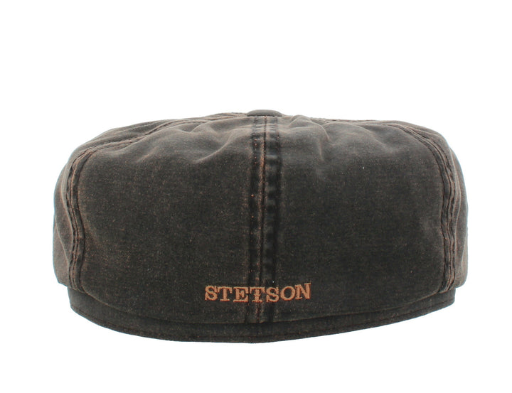 Stetson Hatteras Cotton Cap With Ear Flaps In Brown