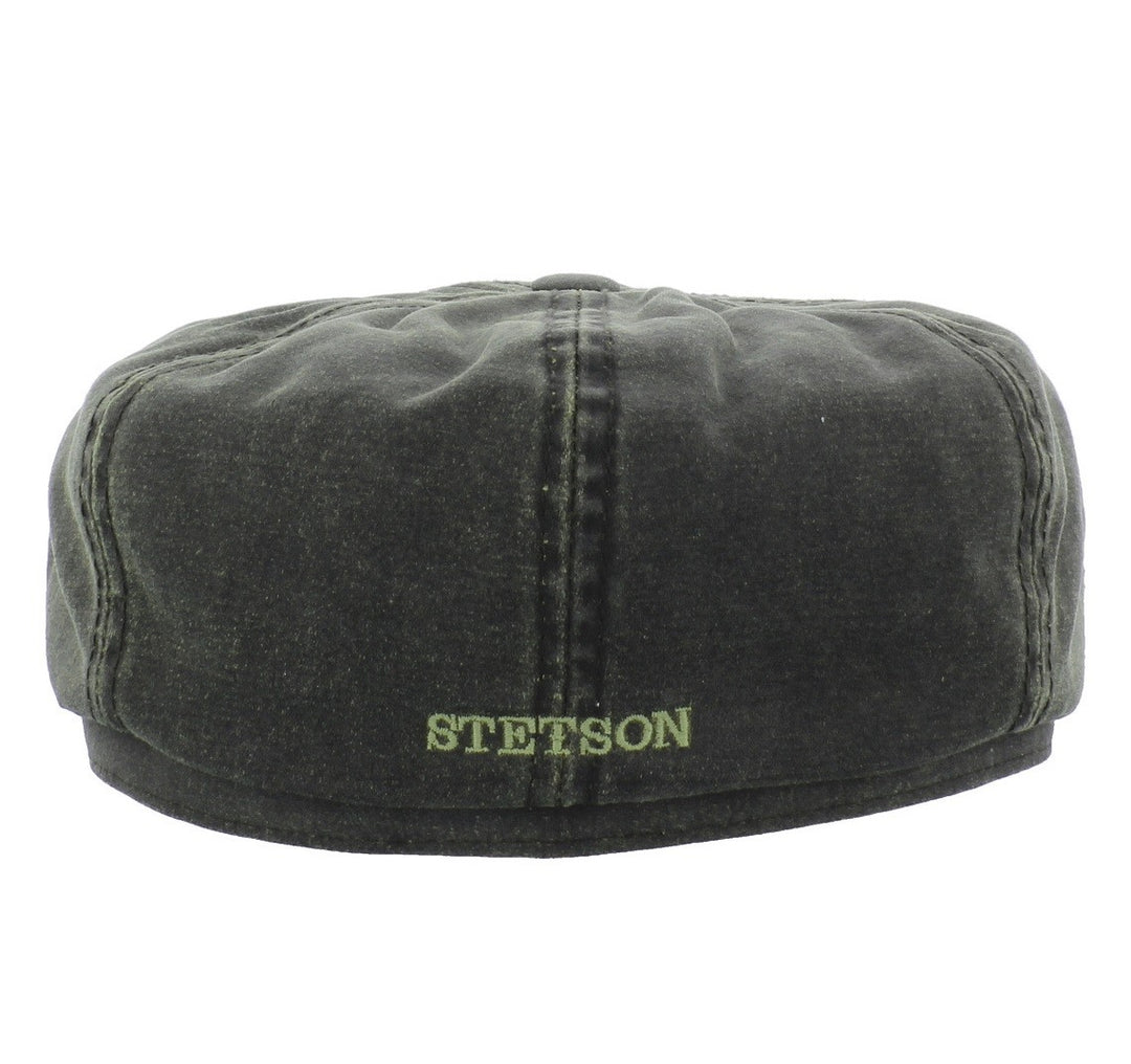 Stetson Hatteras Cotton Cap With Ear Flaps In Olive