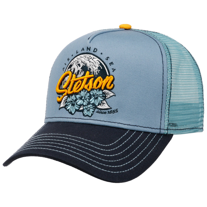 Stetson American Baseball Trucker Cap Adjustable Snapback Air Land & Sea