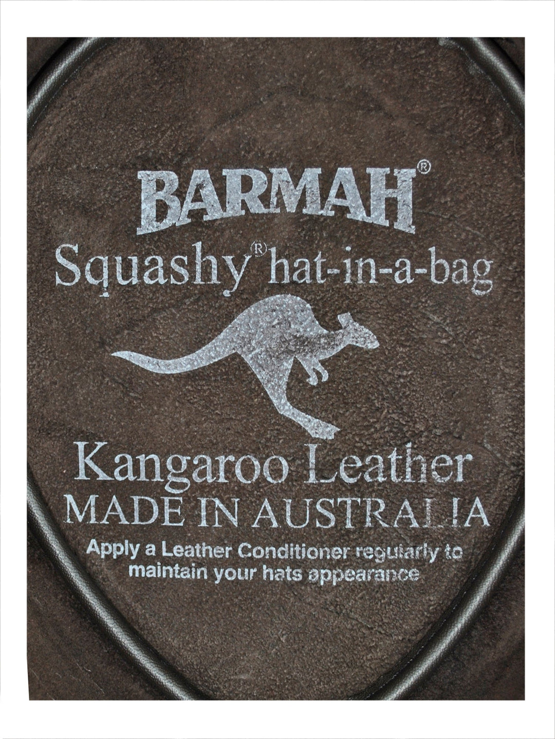 Barmah Squashy Kangaroo Leather Outback Bush Hat (1018)
