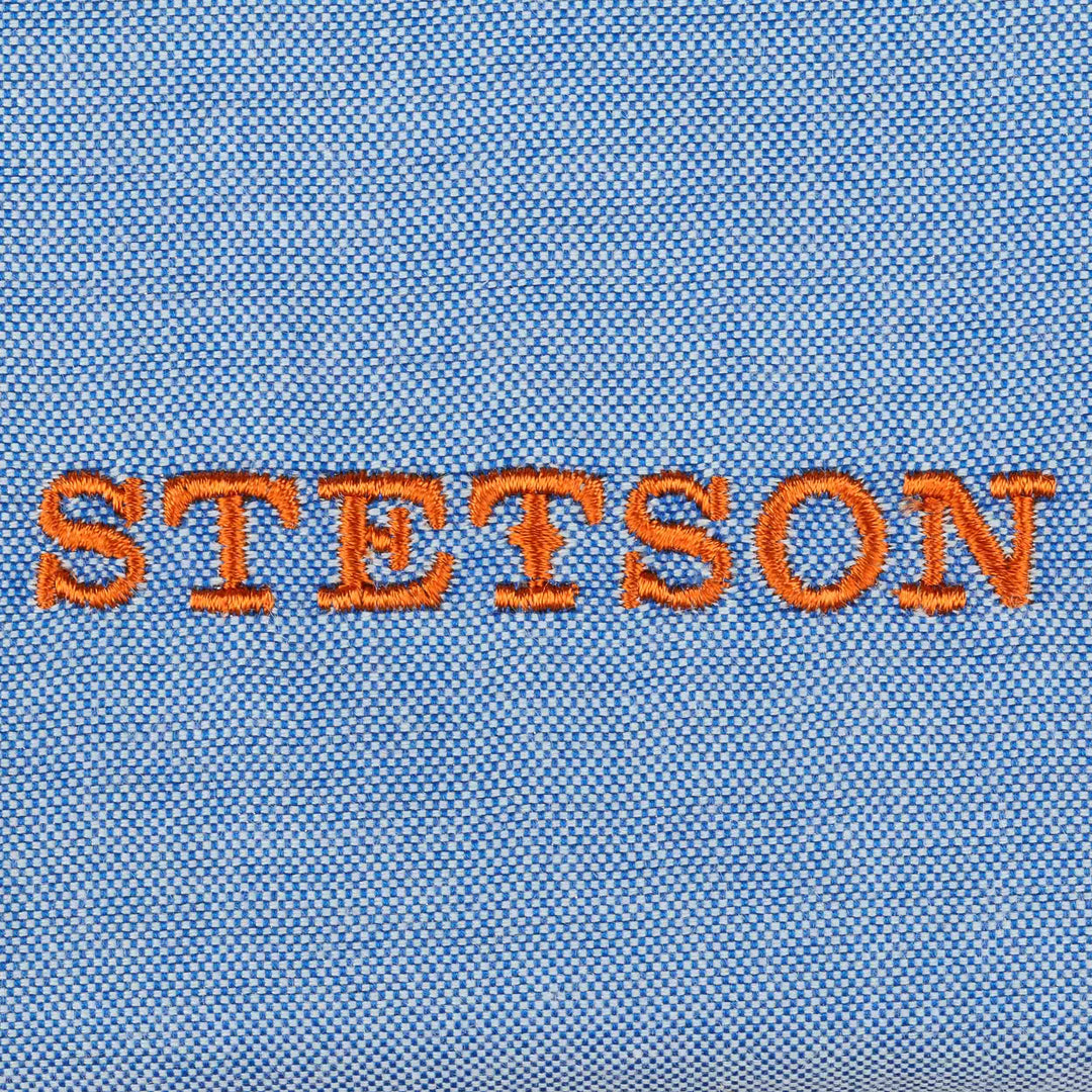 Stetson Benbrook Cotton/Linen Flat Cap Red/Blue