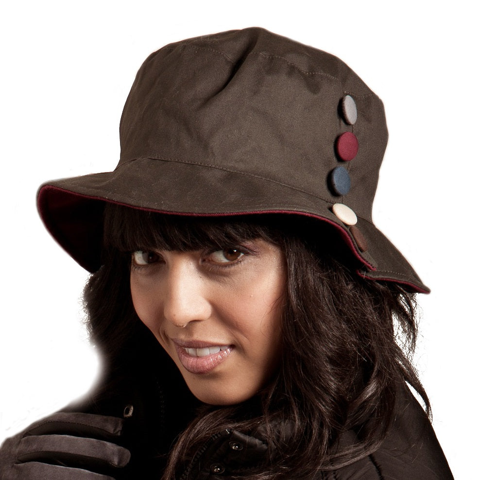 Bramcote Ladies Wax Cotton Bucket Hat