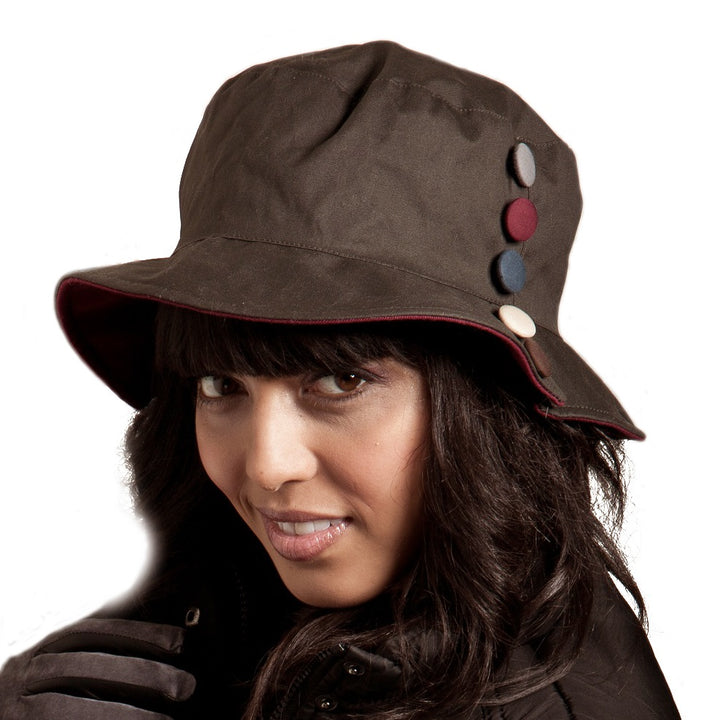 Bramcote Ladies Wax Cotton Bucket Hat