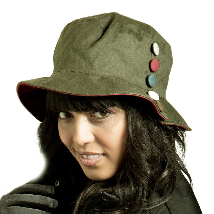 Bramcote Ladies Wax Cotton Bucket Hat