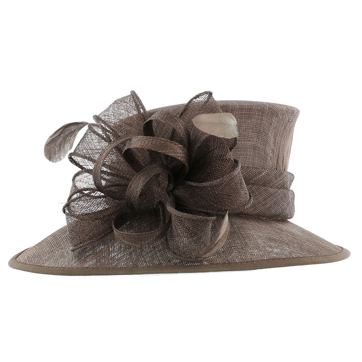 Brown Gloria Sinamay Hat, from Elegance by Boardmans