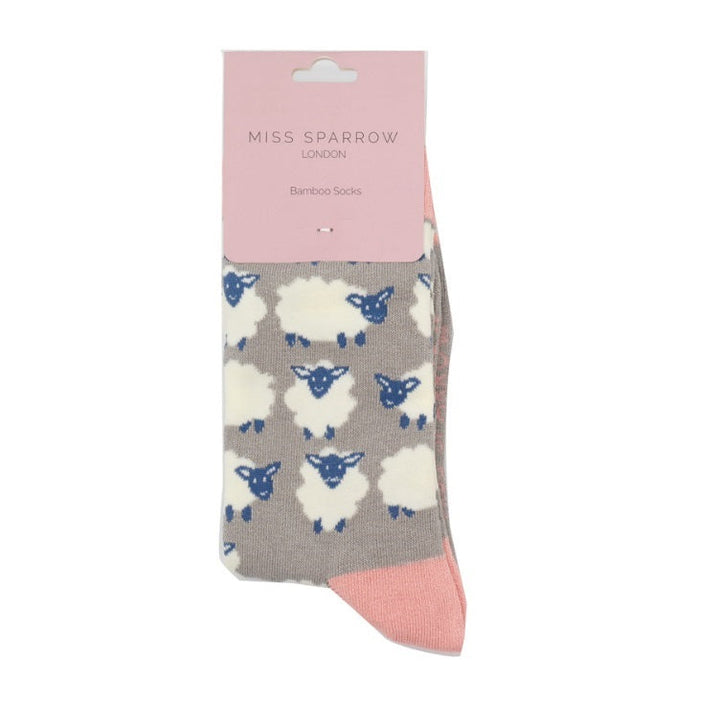 Miss Sparrow Bamboo Happy Sheep Socks