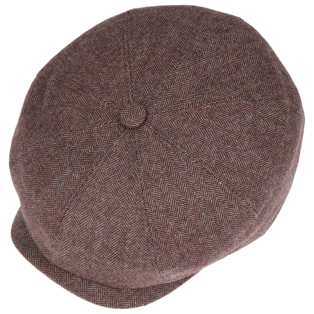 Stetson Wool/Silk/Cashmere Hatteras Bakerboy Cap Red