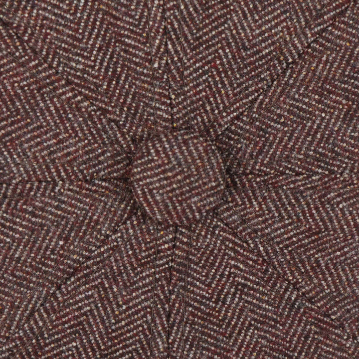 Stetson Wool/Silk/Cashmere Hatteras Bakerboy Cap Red