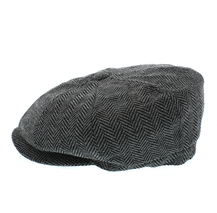 Children's Herringbone Bakerboy Cap From Fischer Accessories