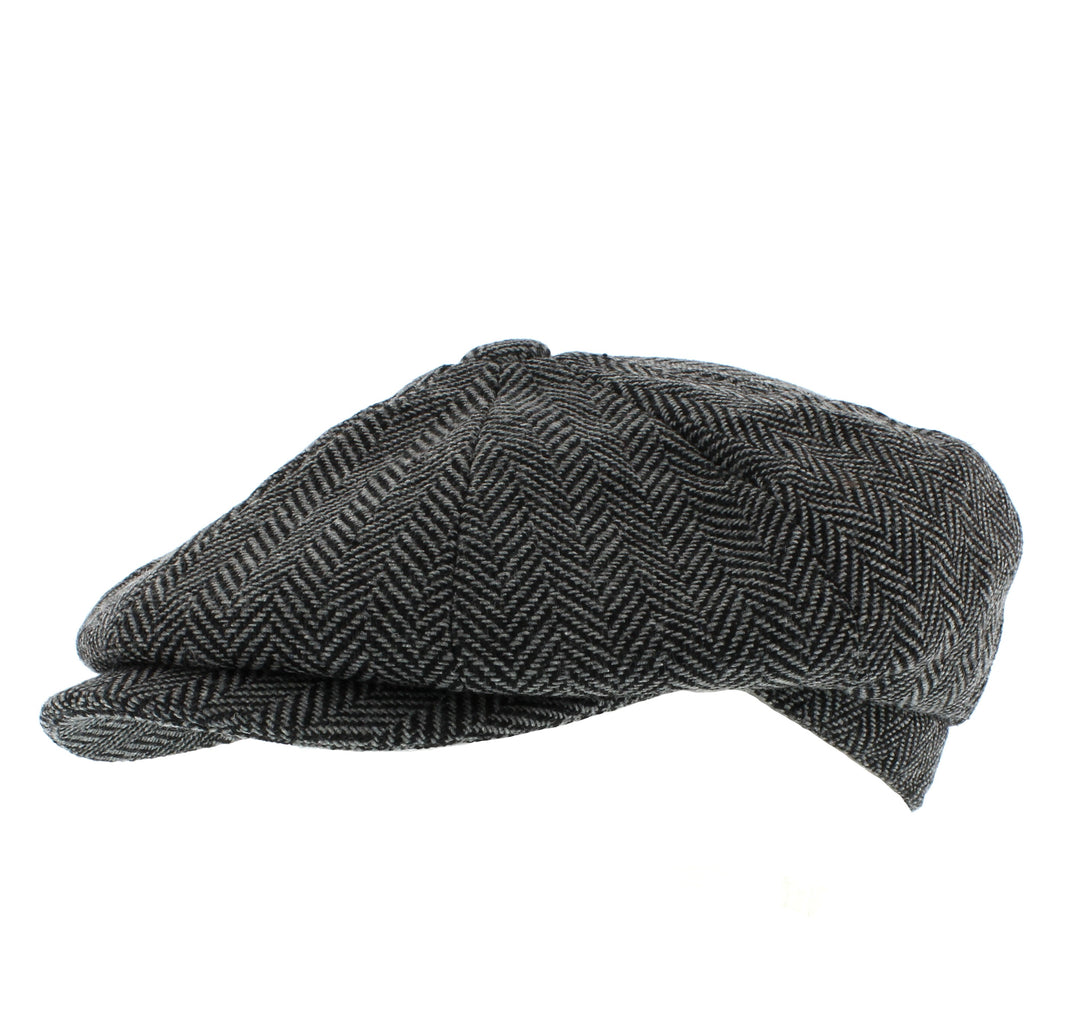 Children's Herringbone Bakerboy Cap From Fischer Accessories