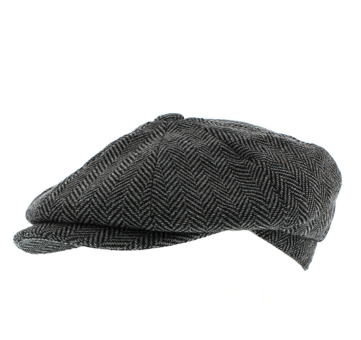 Children's Herringbone Bakerboy Cap From Fischer Accessories