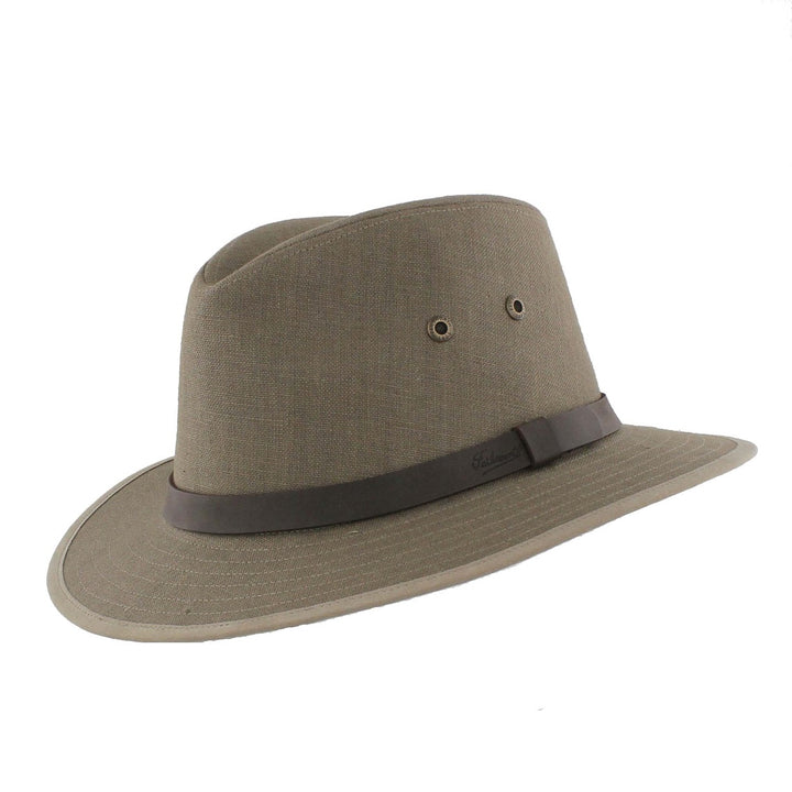 Failsworth Irish Linen Safari Hat Mocha