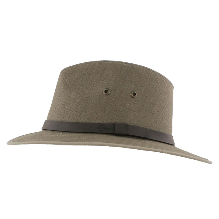 Failsworth Irish Linen Safari Hat Mocha