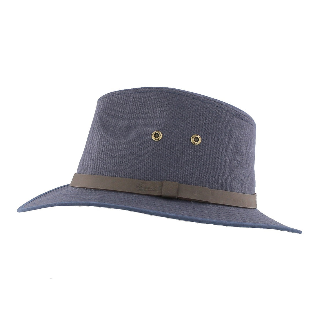Failsworth Irish Linen Safari Hat Navy