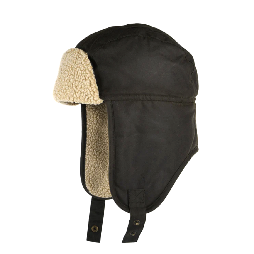 Failsworth Waxed Cotton Trapper Hat Olive