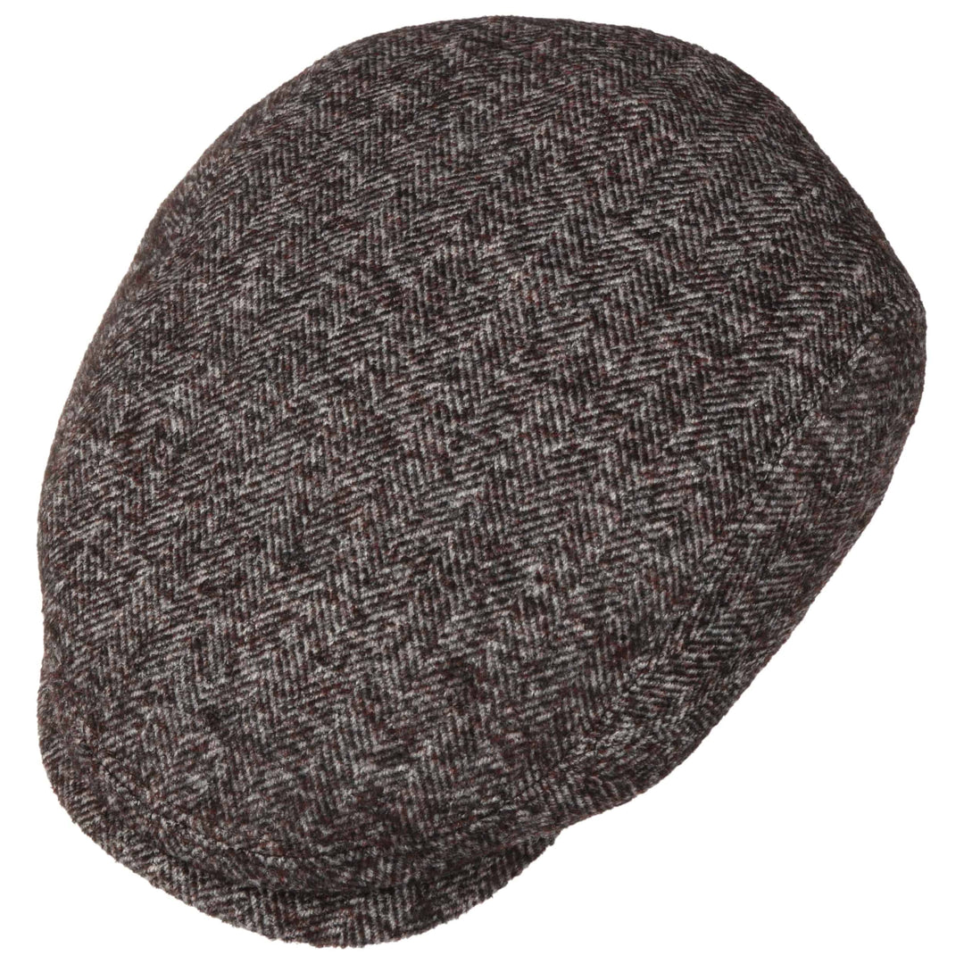 Stetson Precious Wool Flat Cap Mottled Brown
