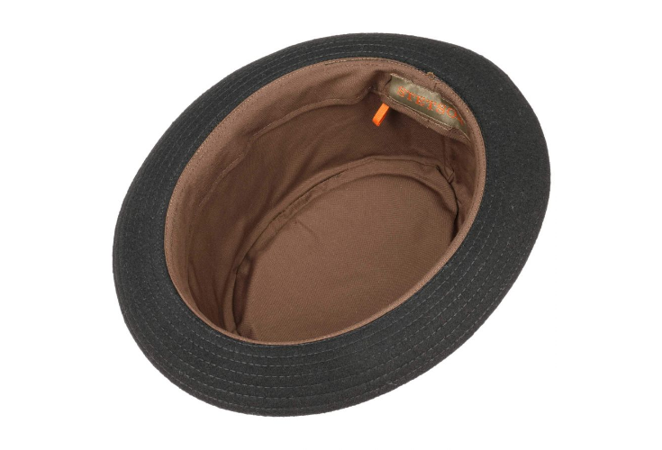 Stetson Wool Pork Pie Hat In Black
