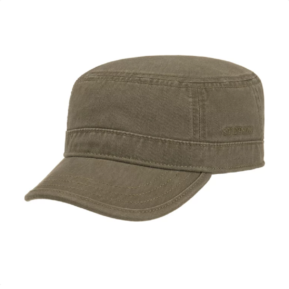 Stetson Gosper Engineers / Army / Military Cap Olive – The Hat Company