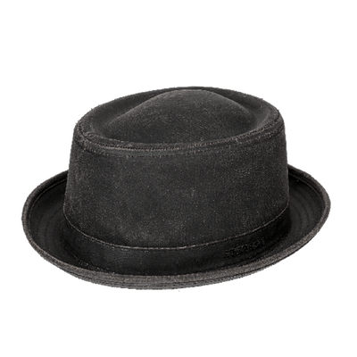 Stetson Odenton Porkpie Trilby Black The Hat Company